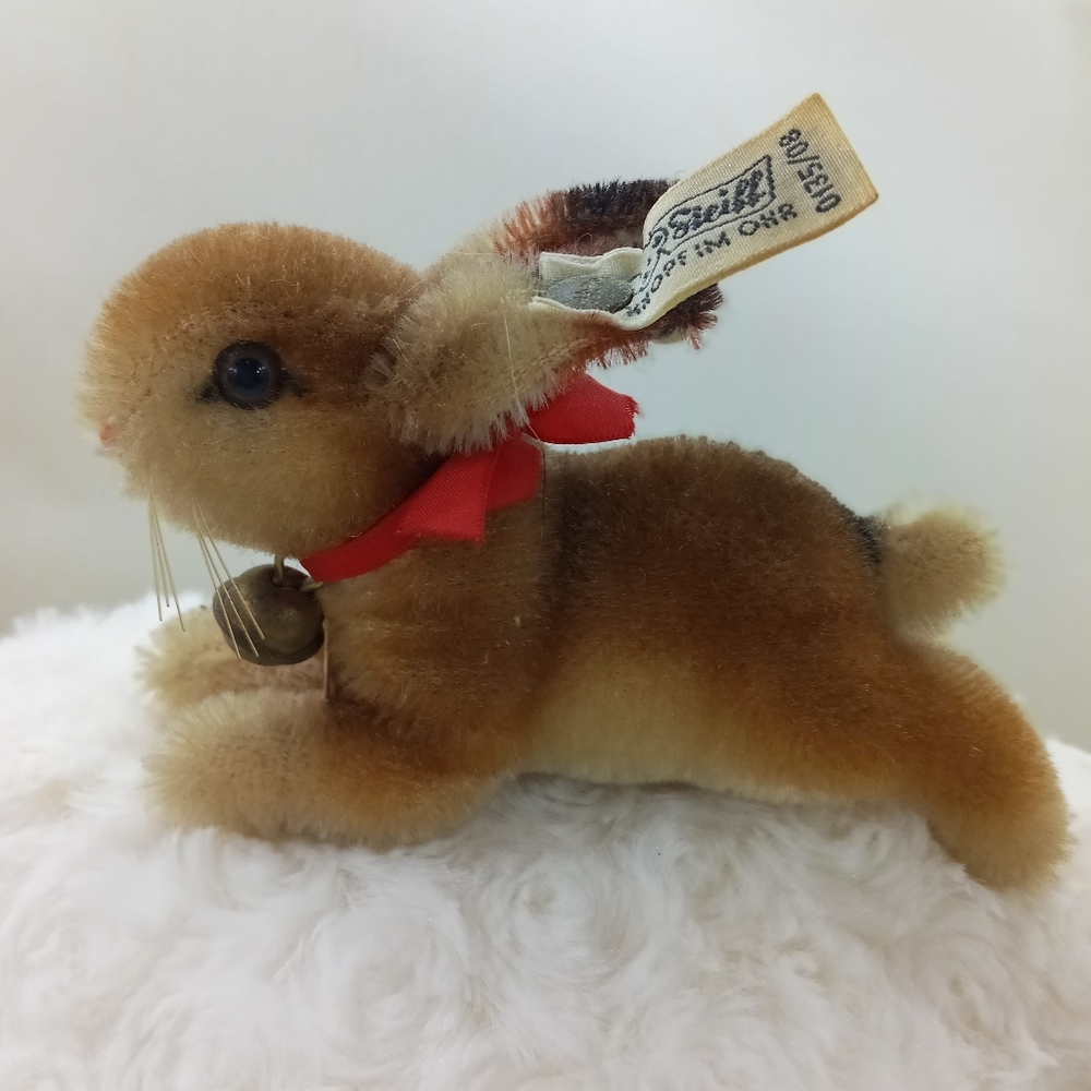 Vintage Original Steiff Mohair Rabbit Hoppy Easter